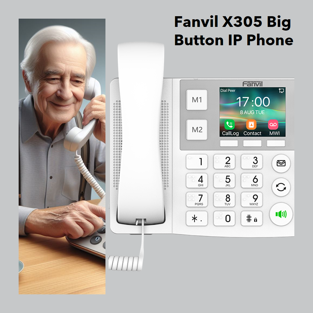 Introducing the Fanvil X305: A Big Button IP Phone Tailored for Seniors