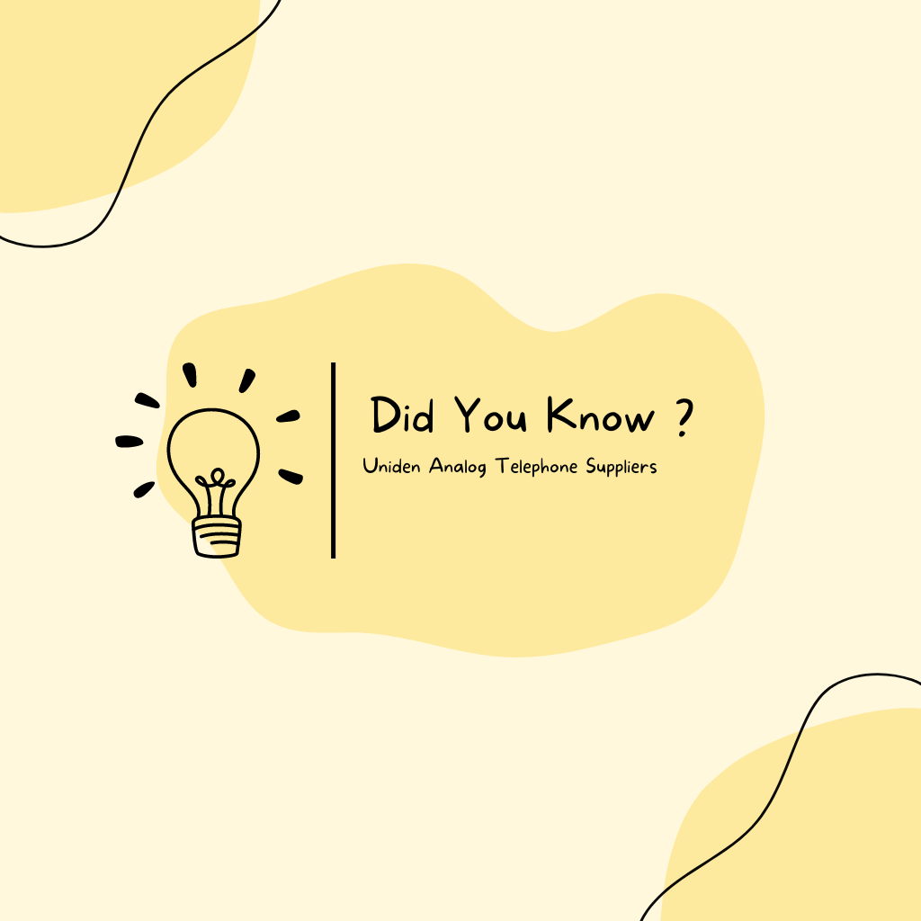Uniden Analog Telephone Suppliers Dubai