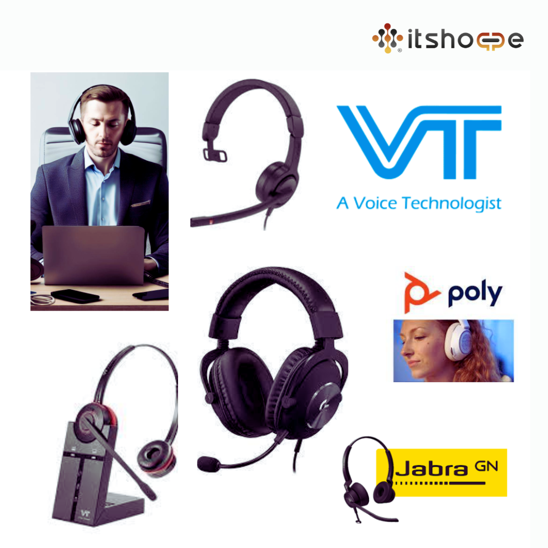 Buy Office Headsets | Jabra |  Poly | Logitech | VT | Axtel