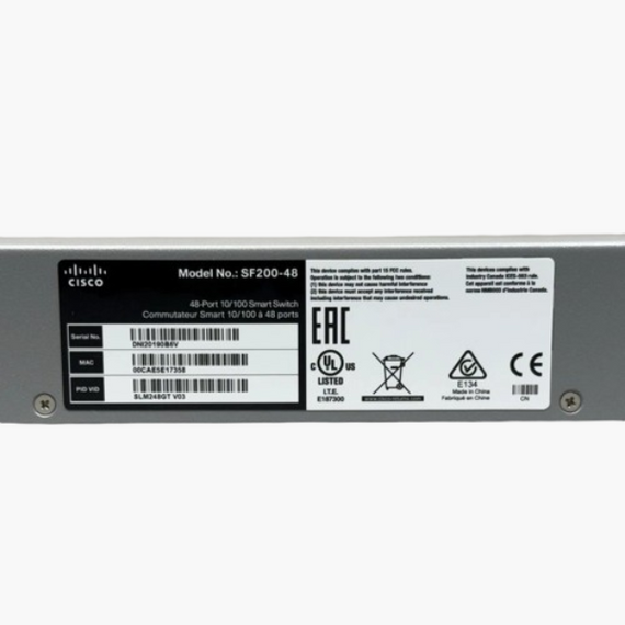 Cisco SF 200-48 48-Port 10/100 Smart Switch Dubai