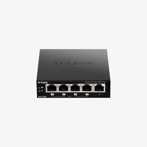 Dlink DGS1005P 5-Port Gigabit PoE Switch Dubai