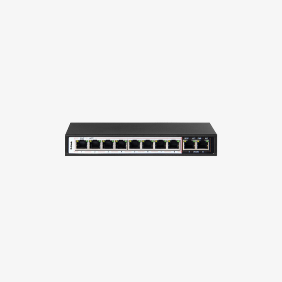 Dlink DGSF1010P-E/B Switch Dubai
