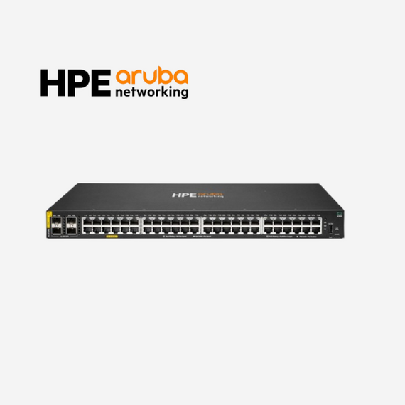 HPE Aruba Networking CX 6100 48G Class4 PoE 4SFP+ 370W Switch JL675A Dubai