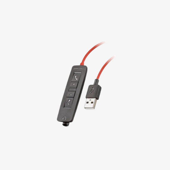 Poly 8X227A6 Blackwire 3215 Monaural USB-C Headset +3.5mm Plug +USB-