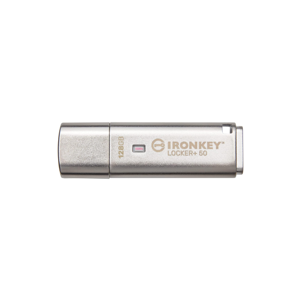 Kingston IronKey Locker Plus 50 G2 128GB USB Flash Drive IKLP50G2/128GB