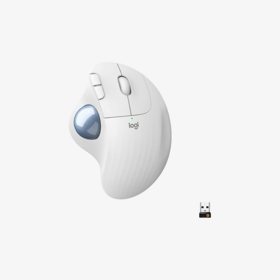 Logitech ERGO M575 Wireless Trackball Mouse White 910-006438 Dubai