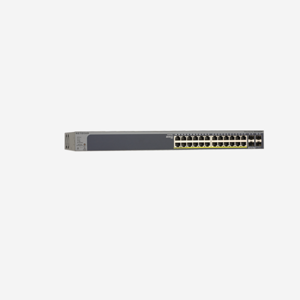 NETGEAR 28-Port PoE Gigabit Ethernet Smart Switch GS728TPP