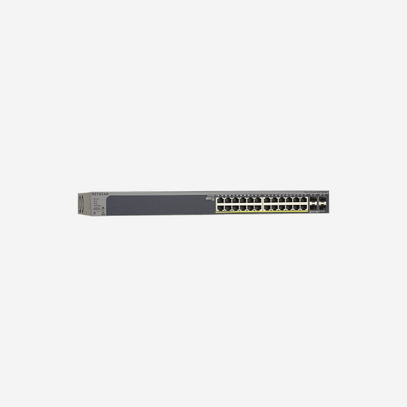 NETGEAR 28-Port PoE Gigabit Ethernet Smart Switch GS728TPP