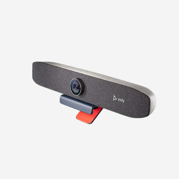 Poly camera on a white background