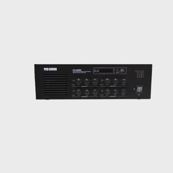 ProSound AT4060 4 Channel Mixer Amplifier USB/SD/FM/Bluetooth