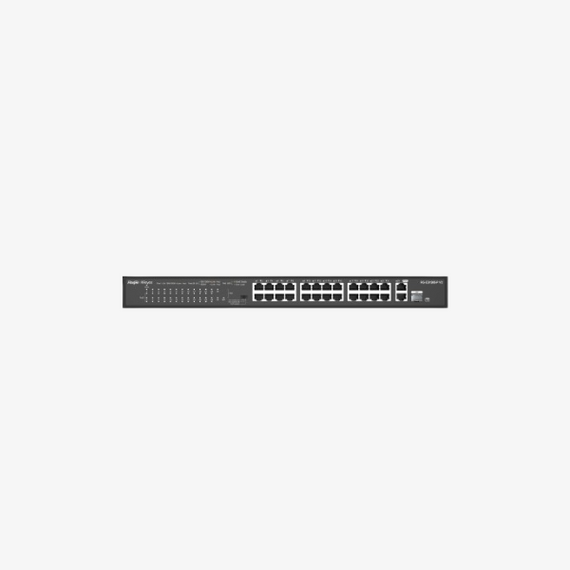 Ruijie RG-ES126S-P V2 24-Port with 2-Port Gigabit Rackmount PoE Switch Dubai