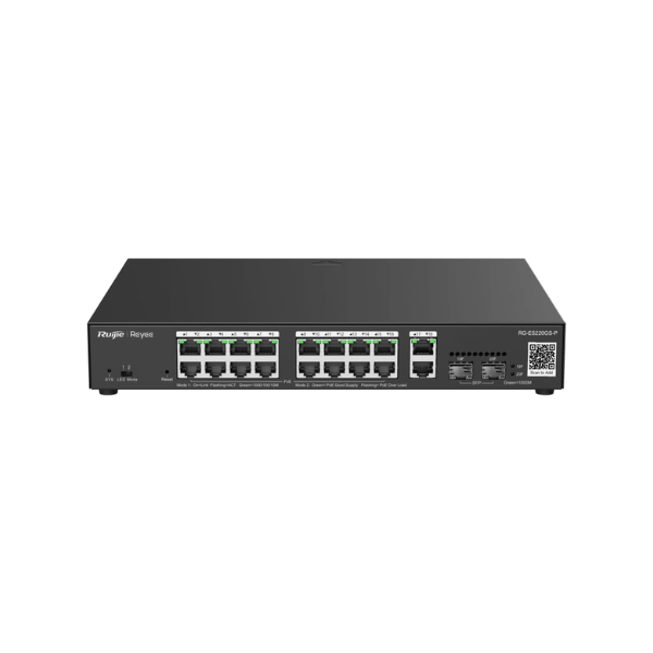 Ruijie Reyee RG-ES220GS-P 20 Gigabit Ports 16 PoE+ Switch