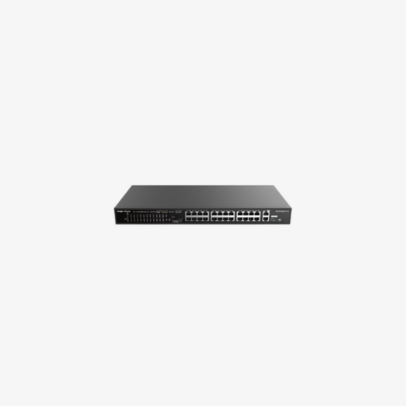 Ruijie RG-ES126S-LP V2 24-Port with 2-Port Gigabit Rackmount PoE Switch Dubai