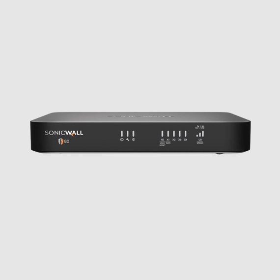 SonicWall TZ80 Firewall 750Mbps VPN 4 Ports 03-SSC-2840 Dubai