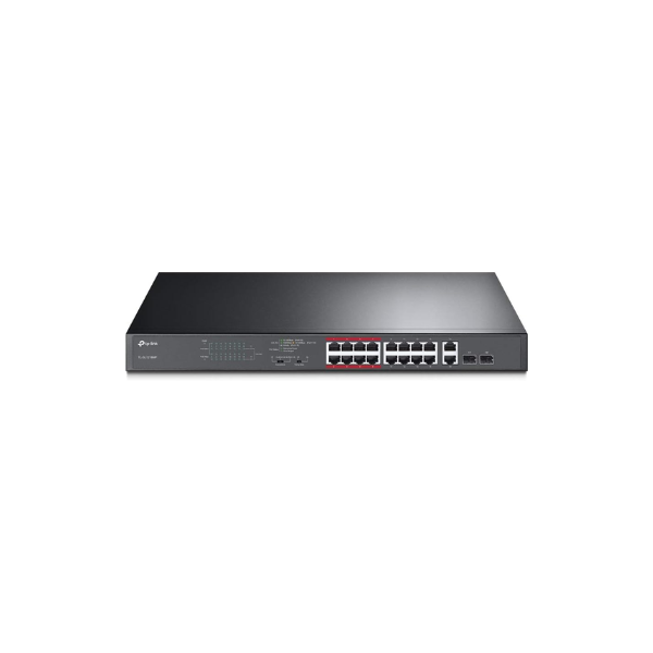 TP-Link TL-SL1218MP 16-Port 10100 Mbps + 2-Port Gigabit Dubai