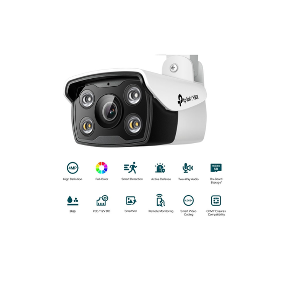 TP-Link VIGI-C340(4MM) Outdoor Full-Color Bullet Network IP CAMERA