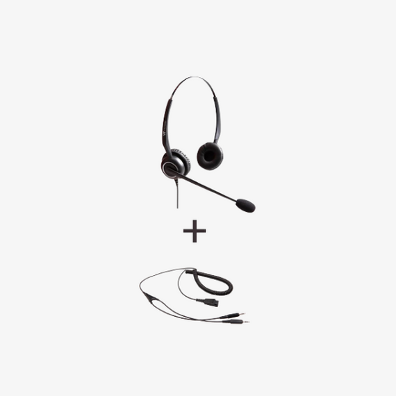 VT5000 Duo GNQD+QD RJ09 Headset Dubai