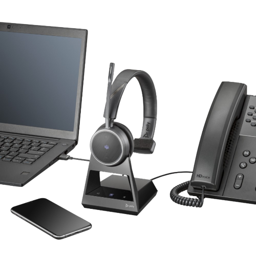 Poly Voyager 4210 Office 2-Way Base Microsoft Teams USB-C Dubai