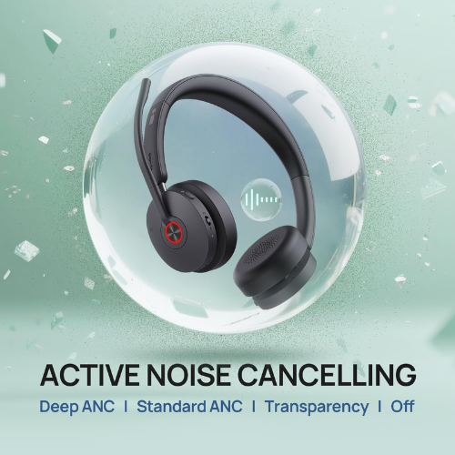 Yealink WH68 Hybrid DECT Wireless Headset in Dubai