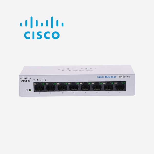 Cisco Business CBS110-8T-D Unmanaged 8 Port Switch Dubai