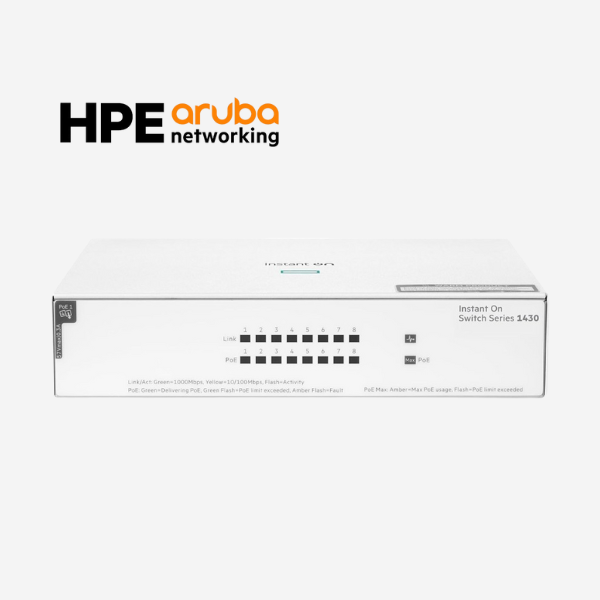 HPE Aruba Instant On 1430 8G 64W Switch R8R46A Dubai