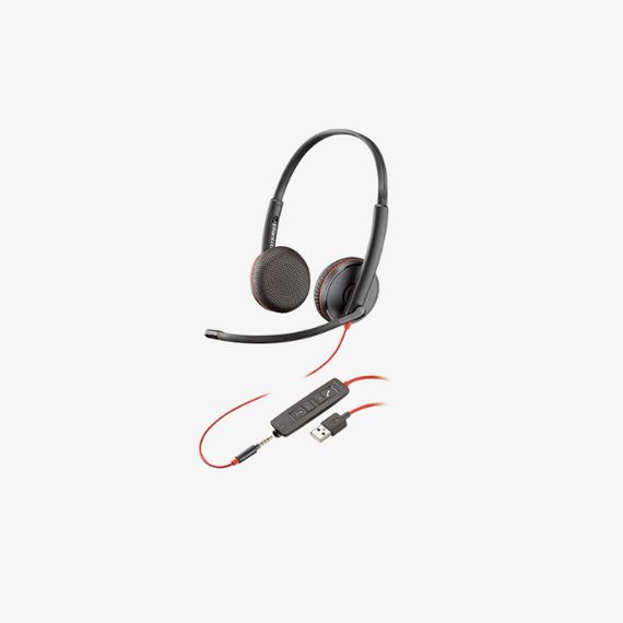Poly Blackwire 3225 USB-A headsets Dubai
