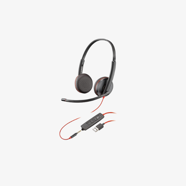 Poly Blackwire 3225 USB-A headsets Dubai