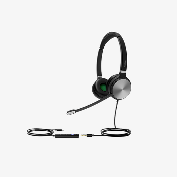 Yealink YHS36 Dual Wired Headset with QD to RJ Port Dubai